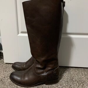 Brown Knee High Frye Boots